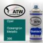 Preview: Opel, Ozeangrün Metallic, 396: 400ml Sprühdose, von ATW Autoteile West.